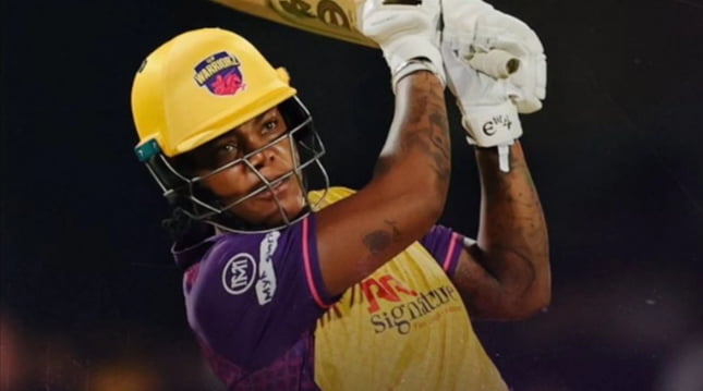 Chinelle Henry smashed 50 off 18 balls 