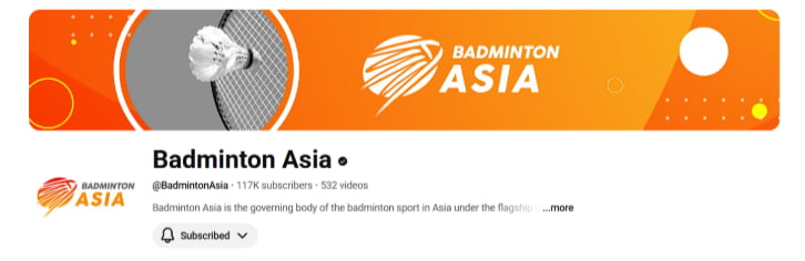 Live Streaming for Badminton Asia Championships 2026