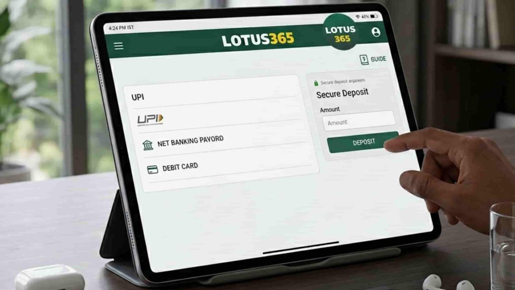 Lotus365 Minimum Deposit Amount