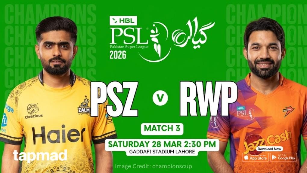 PSL 2026 Match 3 Preview + Prediction: Peshawar Zalmi vs Rawalpindiz