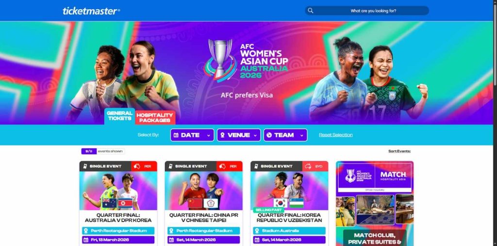 Tickets For Australia Vs DPR Korea