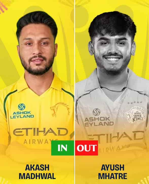 CSK Sign Akash Madhwal as Ayush Mhatre Replacement