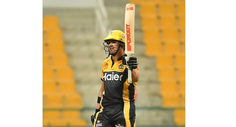 Hazratullah Zazai is on 3rd number in Fastest Fifty in PSL