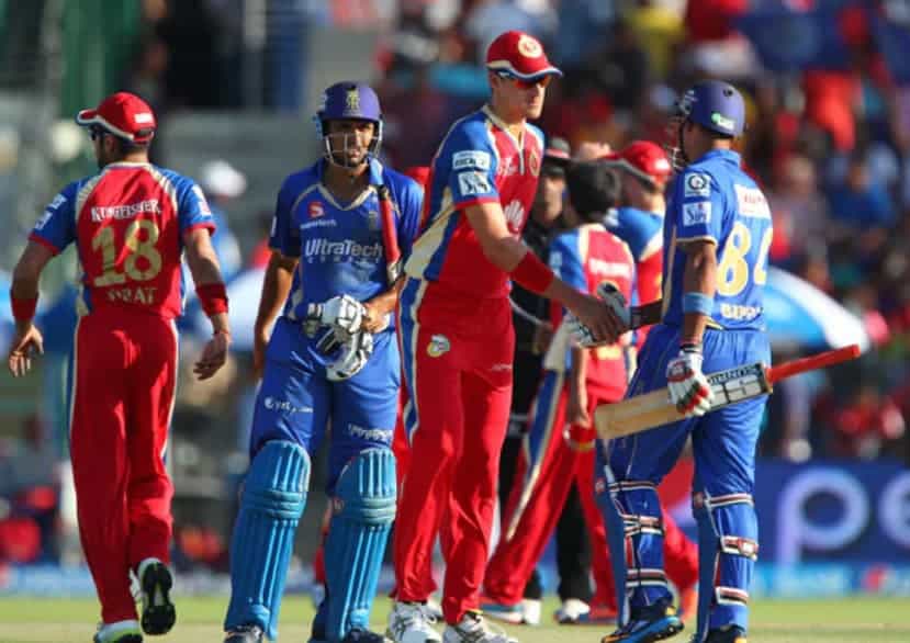 Rajasthan Royals – 14-2 vs RCB 