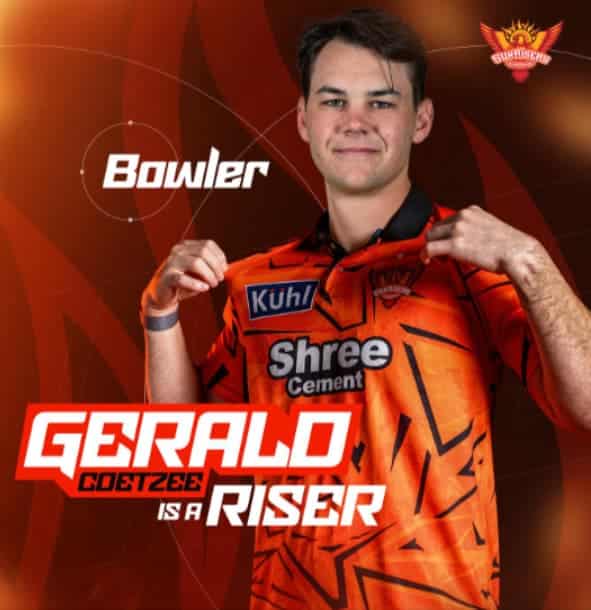 SRH Pick Gerald Coetzee as David Payne Replacement