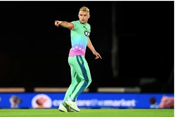 Samuel Curran in hundred men's competition