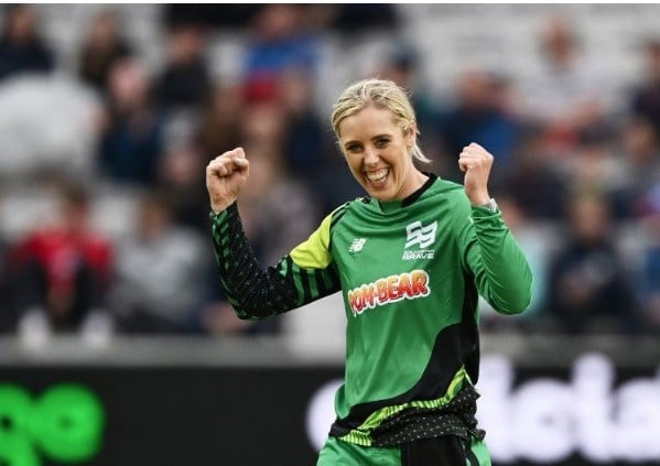 Georgia Adams in hundred women's competition