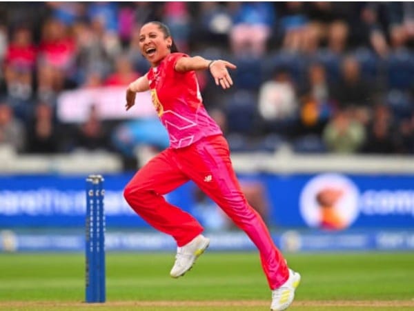 Shabnim Ismail in hundred women's competition