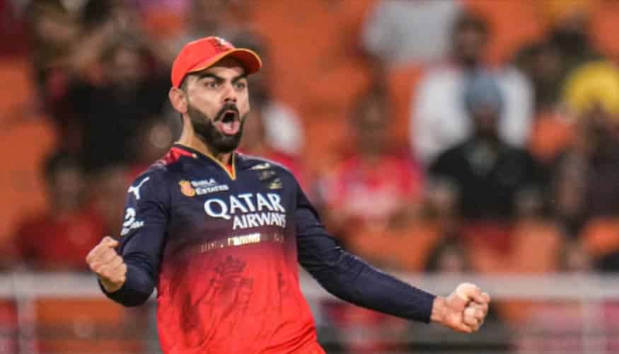 Virat Kohli Becomes 3rd to Hit 300 Sixes