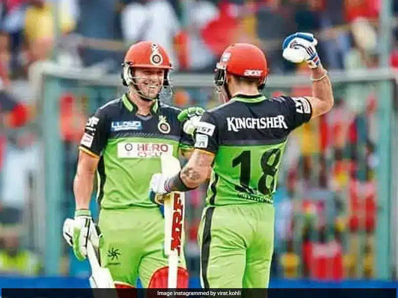 Virat Kohli and AB de Villiers