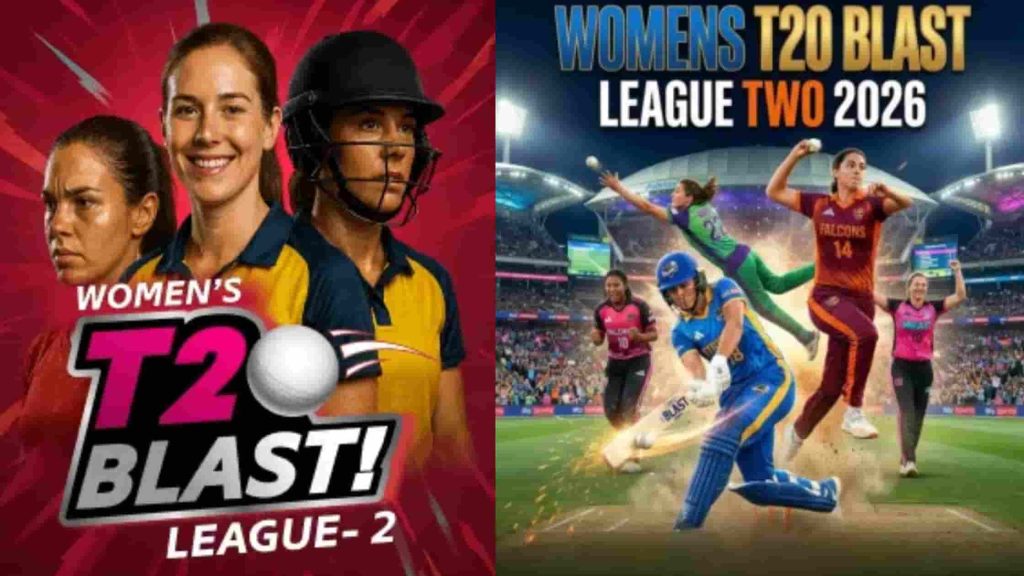 Women's T20 Blast League Two 2026 Points Table
