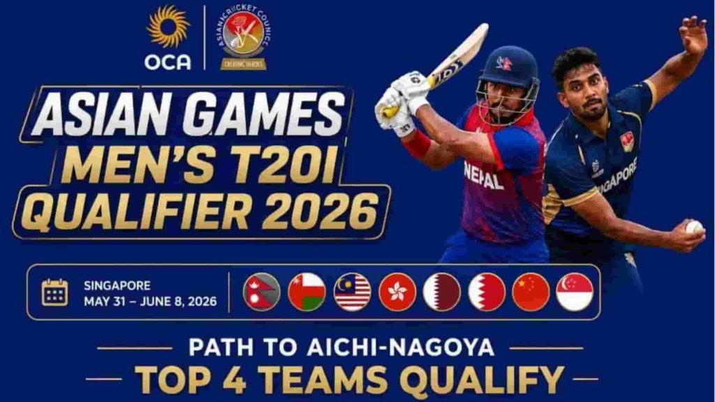 Asian Games Men's T20I Qualifier 2026 Points Table