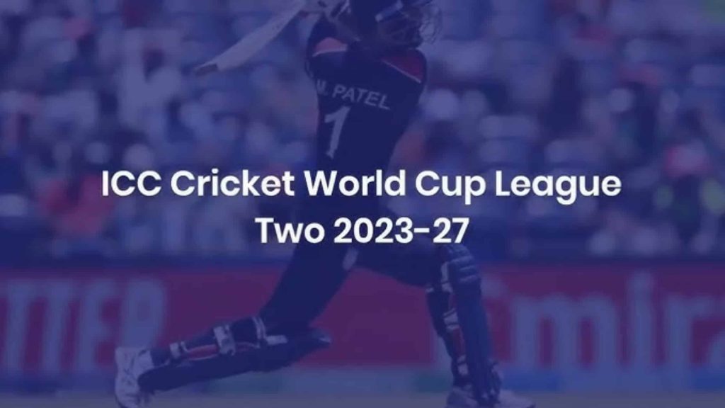 ICC Cricket World Cup League Two 2023-27