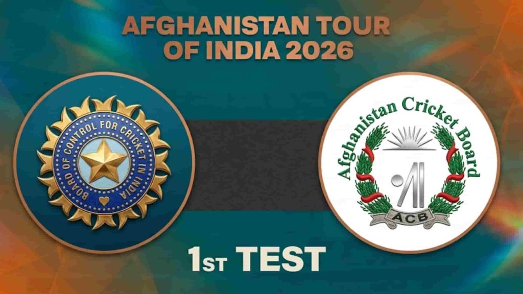 IND vs AFG One-Off Test 2026 Match Highlights