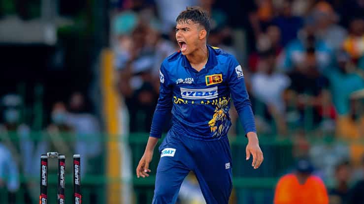 Dunith Wellalage: 5/40 vs India (2023, Colombo)