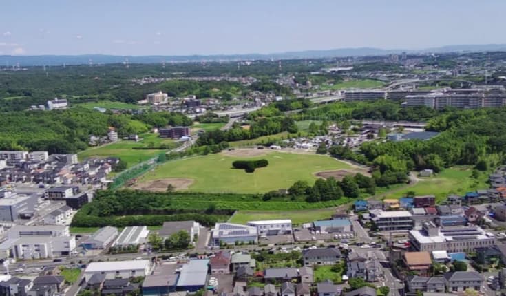 Kōrogi Athletic Park in Aichi Prefecture, Japan