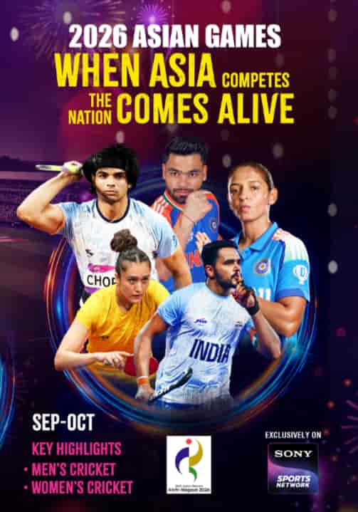 Men's Asian Games 2026 Live Streaming
