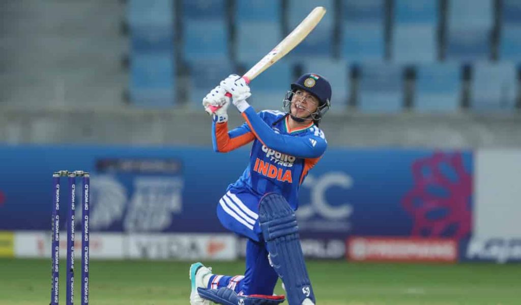 Smriti Mandhana Breaks World Record with Historic 124 off 64 Smriti Mandhana Breaks World Record with Historic 124 off 64